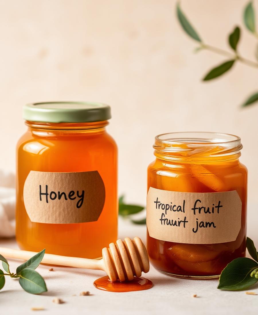 Orange-blossom honey, guava jam, small-batch preserves